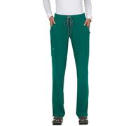 KOI Next Gen Everyday Hero Women's 5-Pocket Cargo Scrub Pants, Hunter, Large