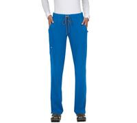 KOI Next Gen Everyday Hero Women's 5-Pocket Cargo Scrub Pants, Royal Blue, S Petite