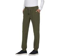 KOI Next Gen Good Vibe Women's 7-Pocket Stretch Jogger, Olive Green, L Tall US