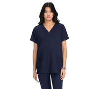 KOI Next Gen Onboard Women's 2-Pocket Maternity Scrub Top, Navy, L