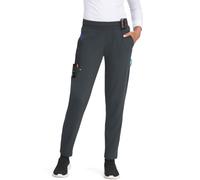 KOI Next Gen Smart Daily Women's 7-Pocket Jogger-Style Scrub Pant, Charcoal, XS