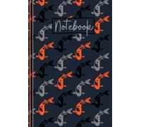 Koi Notebook: Attractive Koi Lined Journal, The Perfect Novelty Koi Carp Gift for Anyone who Loves Koi Fish or Ponds- Blue