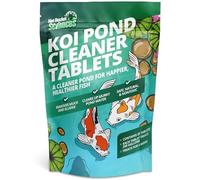 Koi Pond Cleaner Tablets - Makes The Pond Clear with Natural Pond Bacteria & Enzymes, Ideal for Koi Fish Pond - 25 Pcs. Koi Pond Muck and Sludge Remover Tablets, Safely Provides Clean and Clear Water