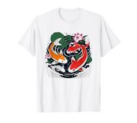 Koi Pond Keeper Yin Yang Fish Balance Harmony Duality Art T-Shirt