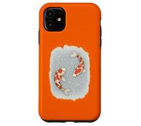 Koi Pond Winter Japanese Koi Fish Lover Case for iPhone 11