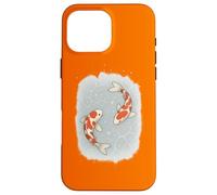 Koi Pond Winter Japanese Koi Fish Lover Case for iPhone 16 Pro Max