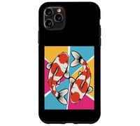Koi Swimming Harmony Pond Culture Japanese Garden Scale Case for iPhone 11 Pro Max