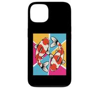Koi Swimming Harmony Pond Culture Japanese Garden Scale Case for iPhone 13
