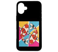 Koi Swimming Harmony Pond Culture Japanese Garden Scale Case for iPhone 16 Plus