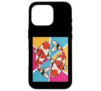 Koi Swimming Harmony Pond Culture Japanese Garden Scale Case for iPhone 16 Pro