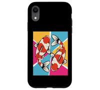 Koi Swimming Harmony Pond Culture Japanese Garden Scale Case for iPhone XR