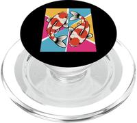 Koi Swimming Harmony Pond Culture Japanese Garden Scale PopSockets PopGrip for MagSafe