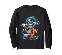 Koi Whisperer Aquarium Funny Japanese Koi Lover Men Kids Long Sleeve T-Shirt