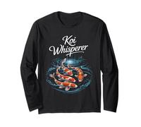 Koi Whisperer Aquarium Japanese Koi Lover Men Kids Long Sleeve T-Shirt