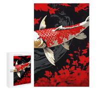 Koi Wishpers Adult Tabletop Puzzle, 1000 PCS - Winter Activity Gift; for Couples, Friends And Family