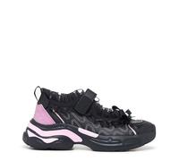 KOI Women's Runa Ruffle Ballet Mary Janes in Black | Size: 6 KOI Black 6