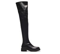 KOI Women's The Commander Plus Size Thigh High Boots in Black | Size: 4 KOI Black 4