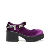 KOI Women's Tira Mary Janes 'Fatal Touch Edition' in Purple | Size: 4 KOI Purple 4