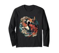 Koi Yin Yang Koi Fish Japanese Pond Lover Asian Carp Long Sleeve T-Shirt