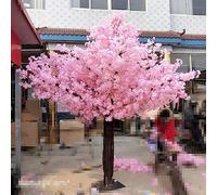 KOIAMVZW 2.5x2m/8.2x6.6ft Large Artificial Simulation Plant, Japanese Cherry Blossom Tree,Peach Tree Wishing Tree Fake Silk Flower for Office Bedroom Living Party DIY Wedding 4x4m/13x13ft