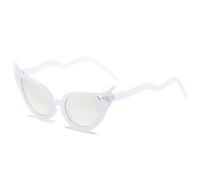 KOIAMVZW Personality Cat Eye Snake Sunglasses Women Men Fashion Sexy Sun Glasses Ladies Eyewear Shades UV400 decoration