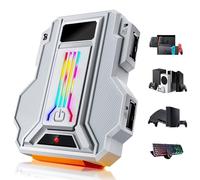 Koiiko Keyboard and Mouse Adapter for Nintendo Switch 2 & Switch, Xbox Series X/S, Xbox One/360, Console Converter with 3.5mm Audio Jack, RGB Light,Support APP Custom Mapping/Mouse Sensitivity/Macro
