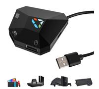 Koiiko Keyboard and Mouse Converter for Nintendo Switch, PS4/PS3, Xbox One/Xbox 360, Switch Keyboard and Mouse Adapter Support Custom Mapping, Mouses Sensitivity Adjustment, Playing FPS/TPS/RTS Games