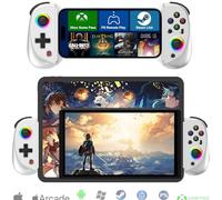 Koiiko Wireless Controller for iPad, Tablet, iPhone/Android/PC/Switch/PS3/PS4 Gamepad Joystick with 7-color RGB lights, Turbo, Supports Mobile Cloud Game, Streaming on PS/Xbox/PC Console,iPhone 16/15