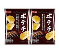 Koikeya Potechi Japanese Potato Chips Teriyaki Flavour Crips Snacks For Supper 100g (Pack of 2)