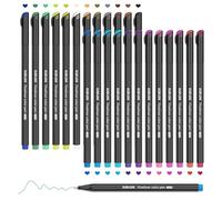 Koilox Fineliner Pens Set, Tip 0.4 mm Felt Tip Pens Fine Tip for Drawing and Writing Sketches, Journaling, Notes, Comics, Colouring Book Comics, Colouring Book (24)
