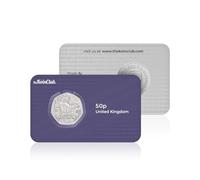 Koin Royal Mint Dinosaur Stegasaurus 50p Brilliant Uncirculated BU UK Coin 2024