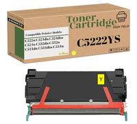 KOINKTO C5222KS C5222CS C5222MS C5222YS Toner Cartridge Compatible for Lexmark C522n C524dn C524n C532n C534dn C534n Printer 4,000 Pages (1 Pack Yellow)