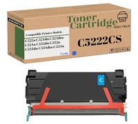 KOINKTO C5222KS C5222CS C5222MS C5222YS Toner Cartridge Compatible for Lexmark C522n C524dn C524n C532n C534dn C534n Printer 4,000 Pages (1 Pack Cyan)