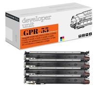 KOINKTO Compatible Developer Unit Replacement for Canon GPR-55 C5535 C5540 C5550 C5560 C5735i C5740i C5760i Printer (Black,Cyan,Yellow,Magenta)