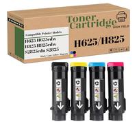 KOINKTO Compatible H625 H825 S2825 Toner Cartridge N7DWF P3HJK 5PG7P 3P7C4 Replacement for Dell H625cdw H825cdw S2825cdn Printer 5,000 Pages (KCMY 4-Pack)