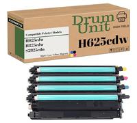 KOINKTO Compatible H625cdw Drum Unit Replacement for Dell MJN86 CD7Y3 D20NH 16C0Y Imaging Unit Use for H625cdw H825cdw S2825cdn Printer 50000 Pages (4-Pack 1BK/1C/1M/1Y)