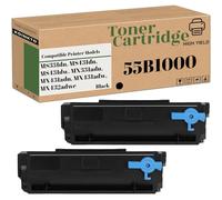 KOINKTO Compatible Replacement for Lexmark 55B1000 Toner Cartridge , Fit for MS331dn MS431dn MS431dw MX331adn MX431adn MX431adw Printer (2-Pack Black)