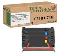 KOINKTO Compatible Toner Cartridge Replacement for Lexmark C746H1KG C746H1CG C746H1MG C746H1YG Fit for C748 C746 X746 X748 Printer (KCMY 4-Pack)