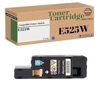 KOINKTO E525W Toner Cartridge Replacement for Dell 593-BBJX 593-BBJU 593-BBJV 593-BBJW to use with E525w Color Printer (1-Pack Cyan)