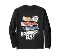 Koinobori Fly Pop Culture Japanese Aesthetic Long Sleeve T-Shirt