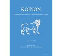 KOINON III, 2020 : The International Journal of Classical Numismatic Studies