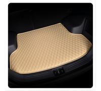 KOIYWQA Car Leather Boot Liner Mats, for Benz GLK 2008-2015 X204 Flame retardant moisture proof | waterproof protection | wear resistant scratch resistant,D Beige