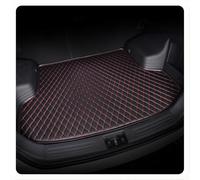KOIYWQA Car Leather Boot Liner Mats, for Hyundai Tucson 2010-2015 Flame retardant moisture proof | waterproof protection | wear resistant scratch resistant,C Black Red