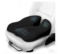 KOIYWQA Car seat cushions, for Civic Civic 8 Civic 9 Civic 8 s Civic 200 HRC Long Drive Seat Cushion Memory Foam Height Booster Lumbar Support Back Pain, Sciatica Relief