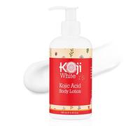 Koji White Kojic Acid Skin Brightening Body Lotion - Daily Moisturizer & Glowing Skin, Dark Spots, Boost Hydrating, Sun Damage Skin, Uneven Skin Tone, Paraben-Free, Vegan, 8.45 Fl Oz Bottle