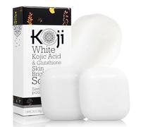 Koji White Kojic Acid & Skin Brightening Soap for Body & Face Exfoliating, Hydrating, and Cleansing for Dark Spots - SLS-Free, Paraben-Free, Not Tested on Animals, 2.82 oz (2 Bars)