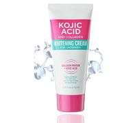 Kojic Acid & Collagen Underarm Brightening Cream for Dark Spots & Pigmentation Reduction - 50ml Tube for Improved Skin Tone & Texture, Soft & Delicate Skin, Even Complexion