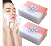 Kojic Acid & Glutathione Soap 2Pcs Skin Whitening Rich Foaming 140g Kojic Soap Natural Organic Multi-usage Kojic Acid Soap for Face Back Legs Body