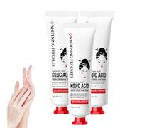 Kojic Acid Hand Cream, Skin Lightening Cream for Anti Aging, Hand Moisturizer For Women, Anti-Wrinkle Firming Cream For Hand, Non-Greasy, for Dry Cracked Hands (3)