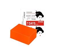 Kojic Acid Handmade Soap - Sweet Orange Brightening Soap Bar for Face & Body, Natural Skin Lightening & Exfoliating Cleanser